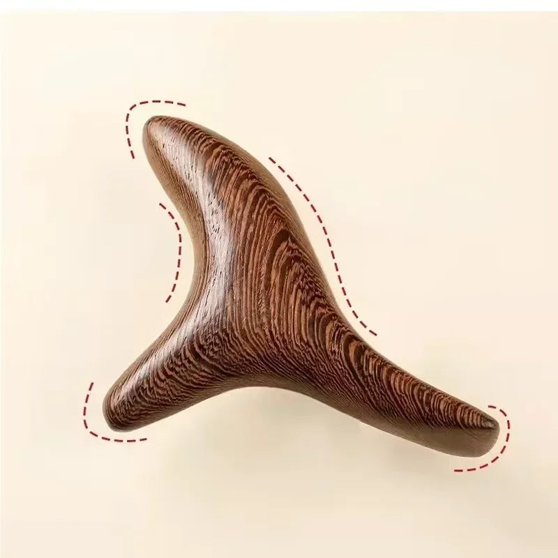 Muscle Scraper Tool Wooden Massage Gua Sha Board For Neck Back Shoulder Foot  Wood Massager Portable Scraping Plate Pain C732
