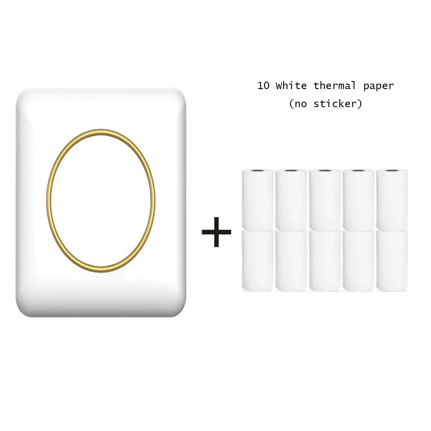 Portable Small Printer Connection Pocket Mini Printer Thermal Adhesive Label